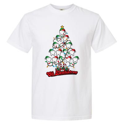 Christmas Vibes Cute Xmas Tree Cakes Vintage Neutral Holiday Garment-Dyed Heavyweight T-Shirt