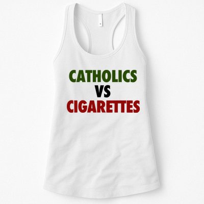 Catholics Vs Cigarettes Womens Tank Top