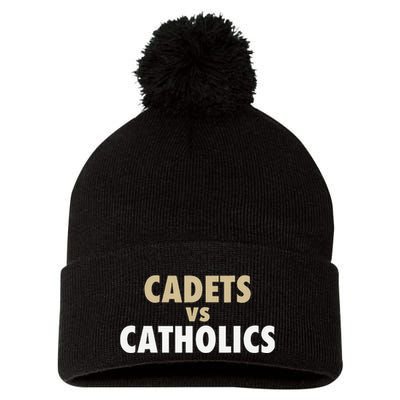 Cadets Vs. Catholics Pom Pom 12in Knit Beanie