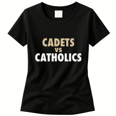 Cadets Vs. Catholics Womens T-Shirt
