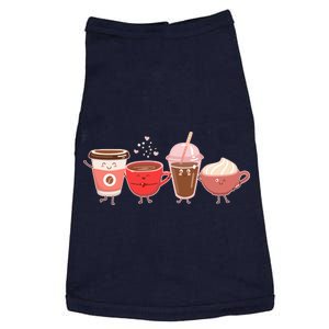 Cute Valentine Day Coffee Lover Doggie Tank