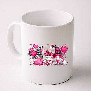 Cute Valentines Day Coffee Gnomes With Pink Heart Balloon Cool Gift Coffee Mug