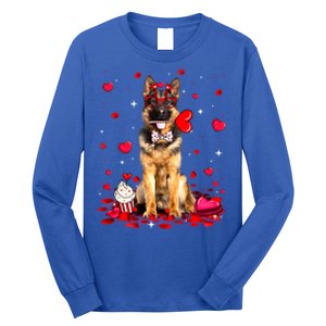 Cute Valentine's Day Ger Shepherd Dog Heart Costume Meaningful Gift Long Sleeve Shirt