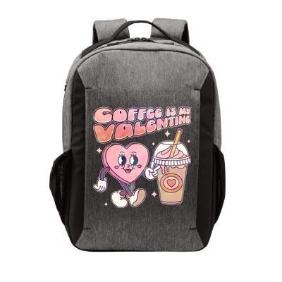 Cute Valentines Day Coffee Is My Valentine Vector Backpack