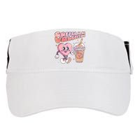 Cute Valentines Day Coffee Is My Valentine Adult Drive Performance Visor