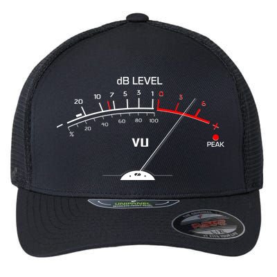Cool Vintage DB Level VU Meter Music Bass Lover Flexfit Unipanel Trucker Cap