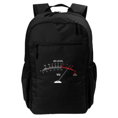 Cool Vintage DB Level VU Meter Music Bass Lover Backpack