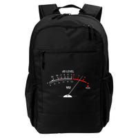 Cool Vintage DB Level VU Meter Music Bass Lover Backpack