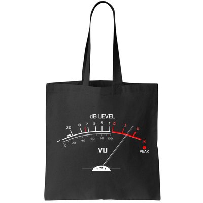 Cool Vintage DB Level VU Meter Music Bass Lover Bag
