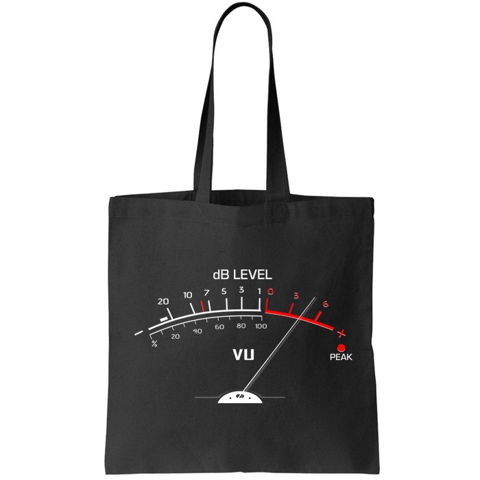 Cool Vintage DB Level VU Meter Music Bass Lover Bag