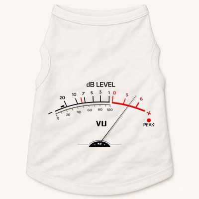 Cool Vintage DB Level VU Meter Music Bass Lover Doggie Tank