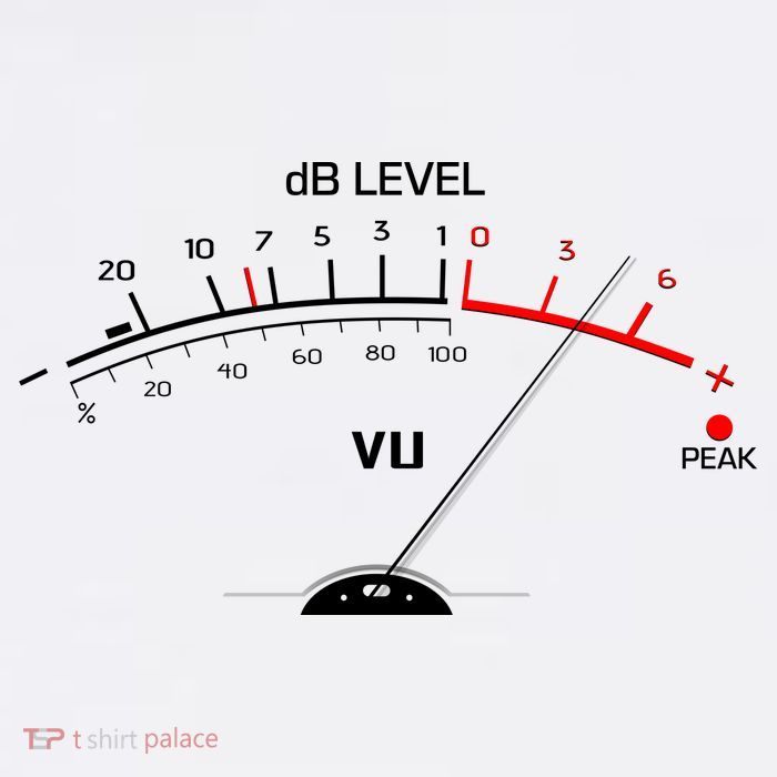 Cool Vintage DB Level VU Meter Music Bass Lover High Crown Mesh Back Trucker Hat