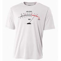 Cool Vintage DB Level VU Meter Music Bass Lover Cooling Performance Crew T-Shirt