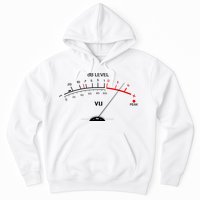 Cool Vintage DB Level VU Meter Music Bass Lover Hoodie