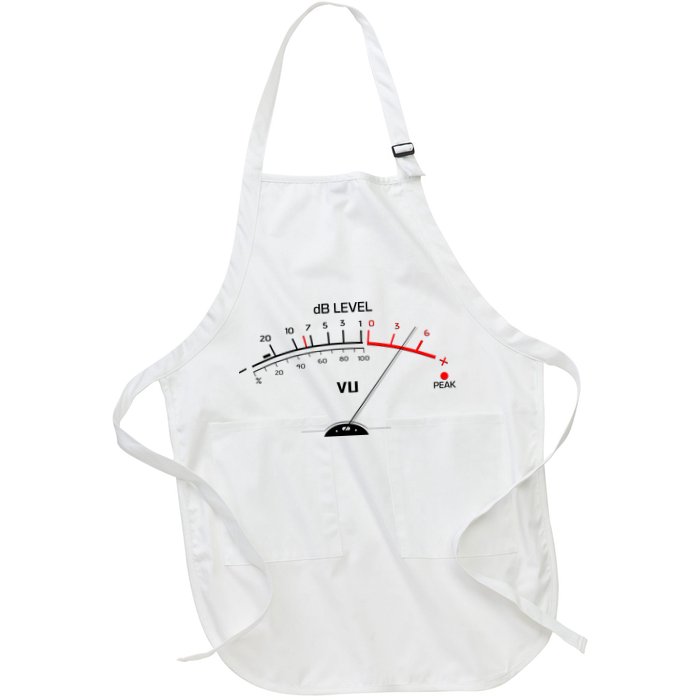 Cool Vintage DB Level VU Meter Music Bass Lover Apron