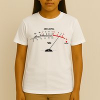 Cool Vintage DB Level VU Meter Music Bass Lover T-Shirt
