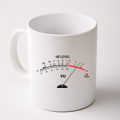 Cool Vintage DB Level VU Meter Music Bass Lover Mug