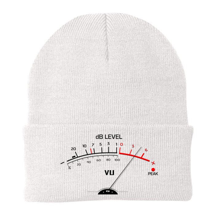 Cool Vintage DB Level VU Meter Music Bass Lover Beanie