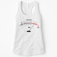 Cool Vintage DB Level VU Meter Music Bass Lover Womens Tank Top