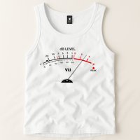 Cool Vintage DB Level VU Meter Music Bass Lover Tank Top
