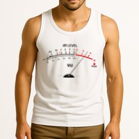 Cool Vintage DB Level VU Meter Music Bass Lover Tank Top