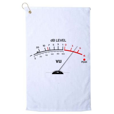 Cool Vintage DB Level VU Meter Music Bass Lover Golf Towel