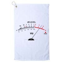 Cool Vintage DB Level VU Meter Music Bass Lover Golf Towel