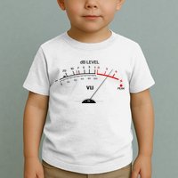 Cool Vintage DB Level VU Meter Music Bass Lover Toddler T-Shirt