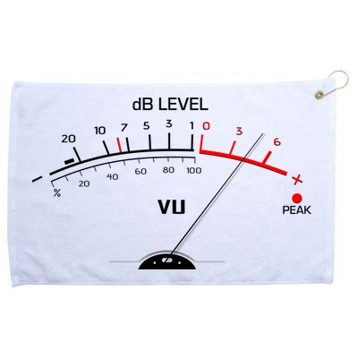 Cool Vintage DB Level VU Meter Music Bass Lover Grommeted Golf Towel
