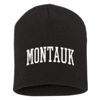 Classic Varsity Distressed Montauk Short Acrylic Beanie
