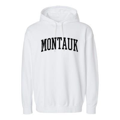 Classic Varsity Distressed Montauk Garment-Dyed Fleece Hoodie