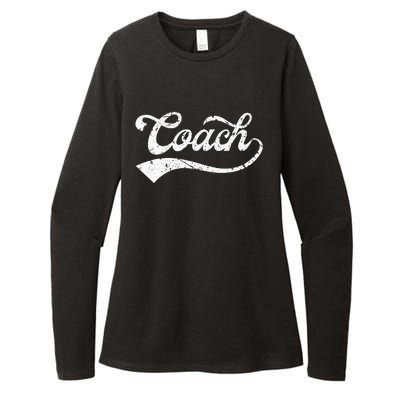 Coach Vintage Distressed Personal Trainer Coaching Gift Womens CVC Long Sleeve Shirt