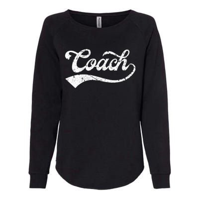 Coach Vintage Distressed Personal Trainer Coaching Gift Womens California Wash Sweatshirt