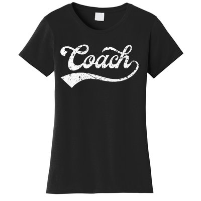 Coach Vintage Distressed Personal Trainer Coaching Gift Women's T-Shirt