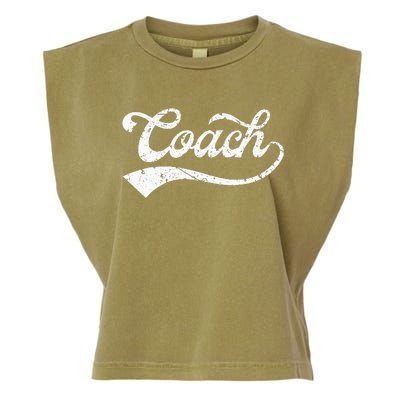 Coach Vintage Distressed Personal Trainer Coaching Gift Garment-Dyed Women's Muscle Tee