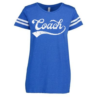 Coach Vintage Distressed Personal Trainer Coaching Gift Enza Ladies Jersey Football T-Shirt