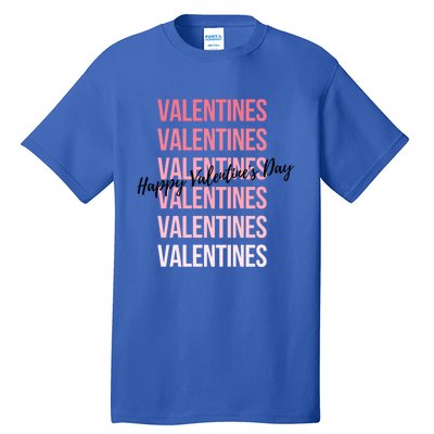 Cute Valentine's Day Gradient Valentine's Party Gift Tall T-Shirt