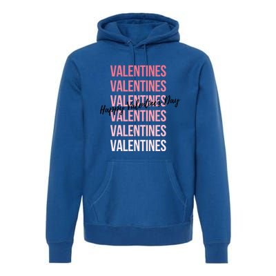 Cute Valentine's Day Gradient Valentine's Party Gift Premium Hoodie