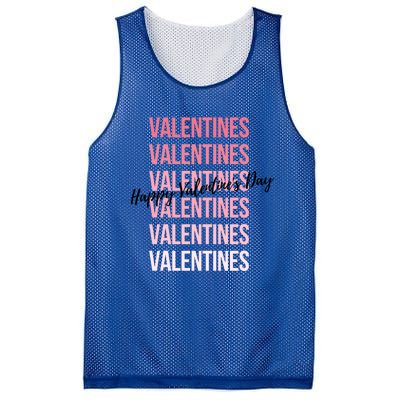 Cute Valentine's Day Gradient Valentine's Party Gift Mesh Reversible Basketball Jersey Tank