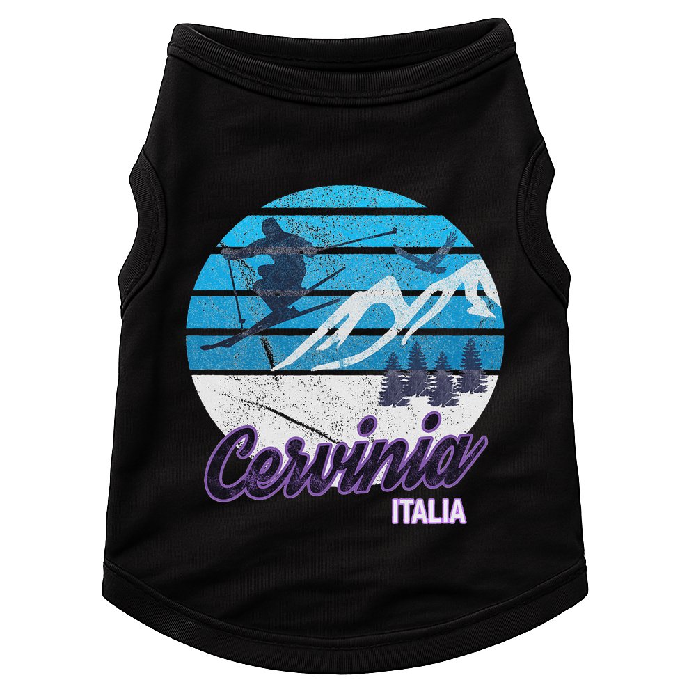 Cervinia Valle DAosta Italy Ski Resort Snowboarding Doggie Tank