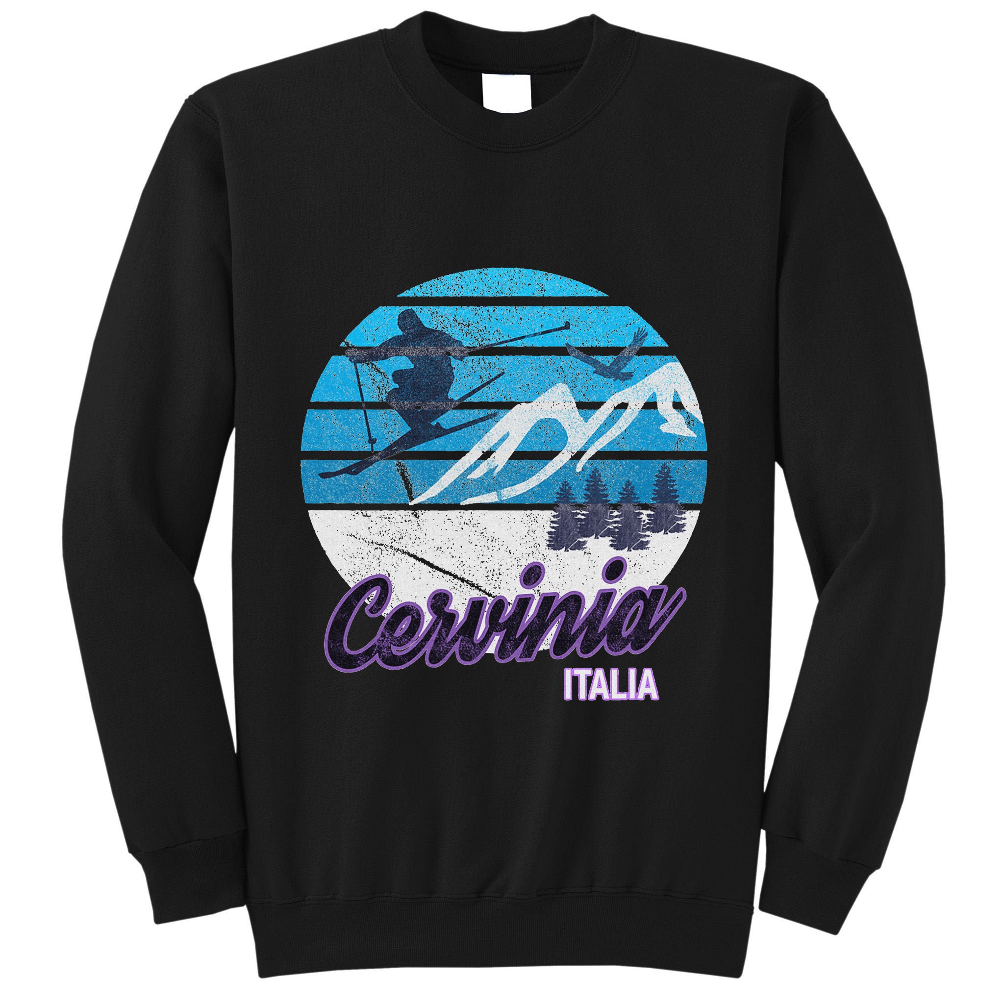 Cervinia Valle DAosta Italy Ski Resort Snowboarding Tall Sweatshirt