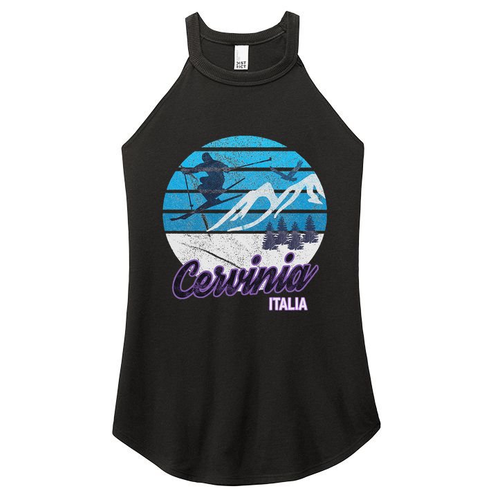Cervinia Valle DAosta Italy Ski Resort Snowboarding Women's Perfect Tri Rocker Tank