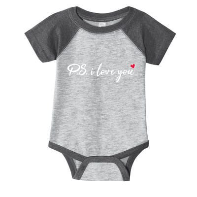 Cute Valentines Day P.S. I Love You Infant Baby Jersey Bodysuit