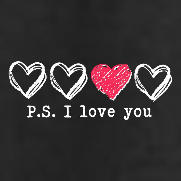 Cute Valentines Day P.S. I Love You Hearts 11oz C Handle Ceramic Mug