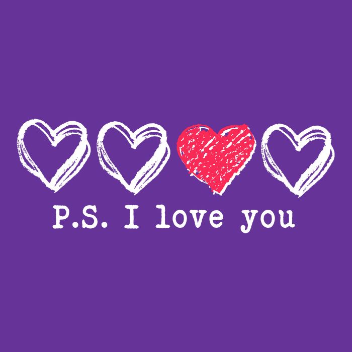Cute Valentines Day P.S. I Love You Hearts Cooling Performance Crew T-Shirt