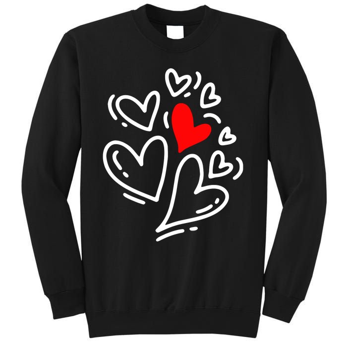 Cute Valentines Day Hearts Sweatshirt