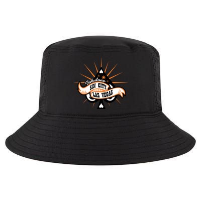 Cool Vector Design Las Vegas Sin City Cool Comfort Performance Bucket Hat