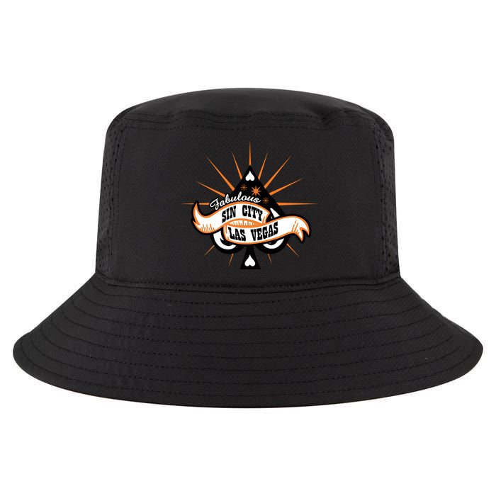 Cool Vector Design Las Vegas Sin City Cool Comfort Performance Bucket Hat