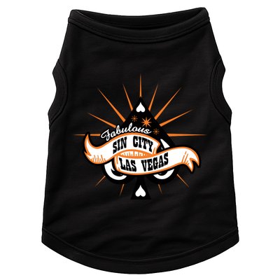Cool Vector Design Las Vegas Sin City Doggie Tank