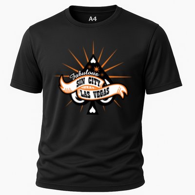 Cool Vector Design Las Vegas Sin City Performance Shirt
